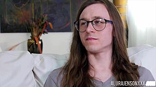 Busty Erica Lauren Curvy Milf Party Kisses