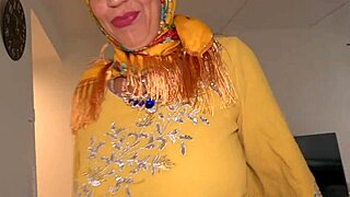 stepson gets close with arab stepmom during private family time