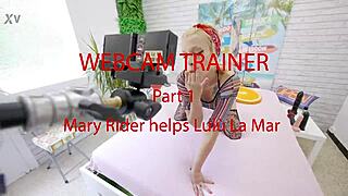Mary Rider Trains Lul La Mar For Wild Webcam Anal Ride First Time!