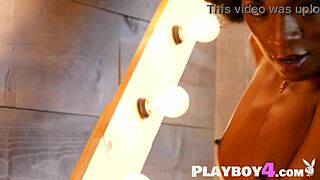 Ana Foxxx's petite ebony booty tease