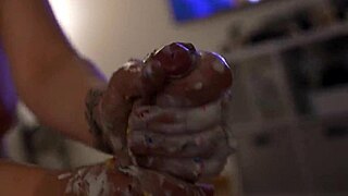 Sloppy Milf Drains Messy Cock Foreplay Load