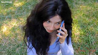 lost influencer picks my cock over bear in scary forest fuck