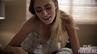 slow erotic dance seduces with creamy taboo blonde milf tits bouncing