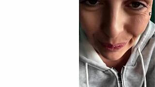 Mistress Milf's Huge Tits Tower Over Cuck's Feet In Femdom Pov Tease