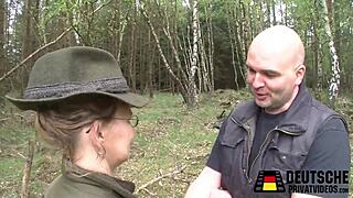 German Mature Works Deep In Woods High Definition Action