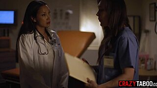 PANIC! Nurse Sinn Sage Begs Doctor Vicki Chase... Big Ass Latina Takes Over!