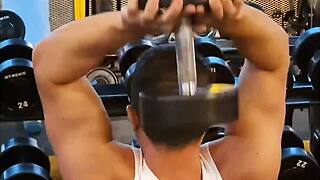 gym slut's marked pussy tempts for outdoor creampie with monster cock closeup