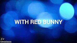 perv cam catches red bunny massage fingering juicy pussy moans