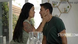 Horny Latina Stepmom Teaches Taboo Manners with Dirty Talk