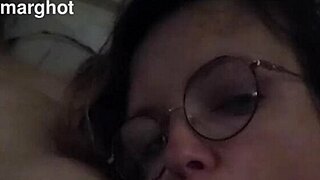 giving my man the deepest petite throat fuck he craves from his tiny milf