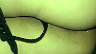 short dress lifts to reveal big ass hardening cock.