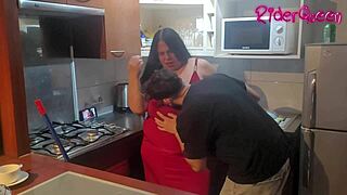 Riderqueen’s uncensored latina milf creampie sex tape leaks