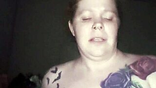 Chubby ginger's wet pussy rides daddy's thick cock hard