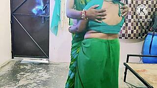 Horny Indian Desi Bhabhi Bent Over Doggystyle Monster Cock Ride