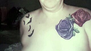 Chubby ginger's wet pussy rides daddy's thick cock hard