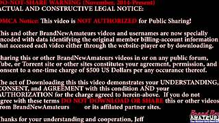 naughty redhead lily b licks feet then dick for cum swallow 😋