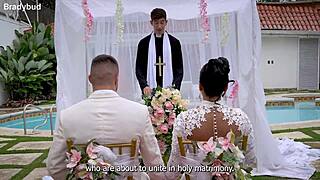 ESPOSA INFIEL FOLLADA POR CURA EN BODAS!