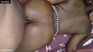 Fucking stepmom's creamy pussy homemade black passion video