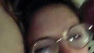 giving my man the deepest petite throat fuck he craves from his tiny milf