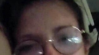 giving my man the deepest petite throat fuck he craves from his tiny milf