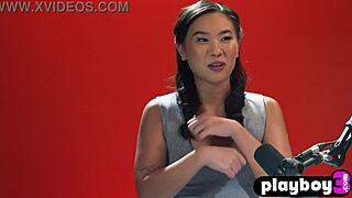 Petite big ass asian kimmy kimm masturbates pussy hot!