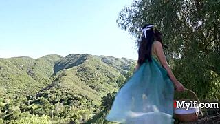 did i hug a tree or fuck this tall elf forest fairy milf?