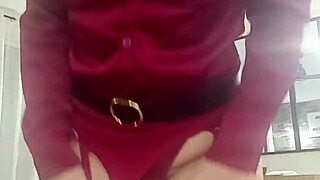 short haired mature slut lingerie tease begs pov pussy eat on cam