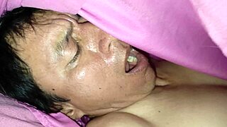 Perverted Old Man Pounds Beautiful Busty Latina Stepdaughter's Tight Pussy