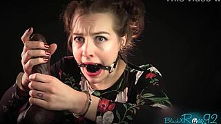 i’m bound tight, stroking his cock with dirty milf talk