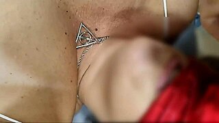 Husband Jerks Massive Cumshot Into Karina's Hungry Mouth Loud Facial Explosion