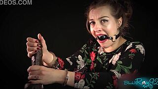 i’m bound tight, stroking his cock with dirty milf talk