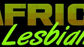 Chubby ebony milfs double dildo playtime