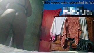 morena flaunts huge ass close-up for cuñado's homemade masturbation session