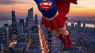 ai supergirl spreads wide for deep pounding