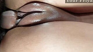 Hey desi stepmom pisses closeup then fucks with hindi talk