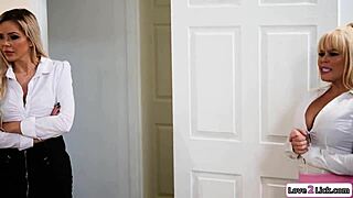 Milf and Stepdaughter Devour German Realtor's Cock in Wild Fuck