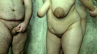 Chubby Milf Wife Takes Turns Bareback Pussy Pounding From Two Hard Cocks