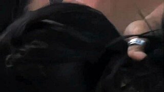 brazilian milf threesome anal gaping with fishnets and deepthroat on bed