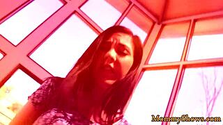 wanna see this milf in stockings grind pussies with her sweet teen?