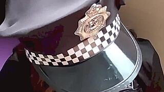 Sexy Petite Latina Cop Bent Over for Doggystyle Cumshot in Uniform!