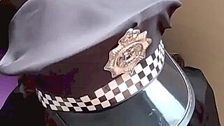 Sexy Petite Latina Cop Bent Over for Doggystyle Cumshot in Uniform!