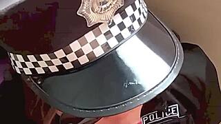 Sexy Petite Latina Cop Bent Over for Doggystyle Cumshot in Uniform!