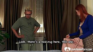 stepmom's bedroom massage turns into wild cowgirl doggystyle fuck fest