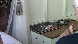 bettie hayward feasts on bare toes during nude holiday party