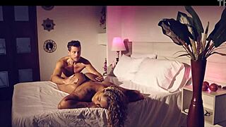 ebony colombian milf carla morelli moans from andy stone's tongue on pussy sloppy blowjob and deep doggystyle pounding