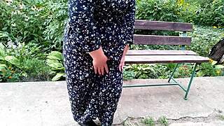 slutty mother-in-law in pantyhose drinks my golden shower piss