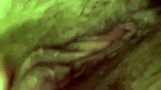 Latina milf masturbates her wet hairy pussy solo!