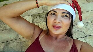 Brazilian Milf Outdoor Pool Sex Interview