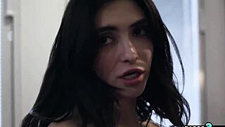 Innocent Teen Joins Busty Milf's Taboo FFM Threesome!