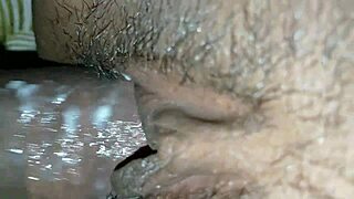 stepsister's closeup blowjob ends with hot cum in mouth